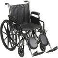 Silver Sport 2 Wheelchair, Detachable Desk Arms, Elevating Leg Rests, 20" Seat - 1 Each