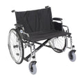 Sentra EC Heavy Duty Extra Wide Wheelchair, Detachable Desk Arms, 28" Seat - 1 Each