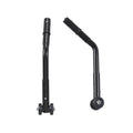 Adjustable Universal Wheelchair Anti Tipper with Wheels, Black - 1 Pair
