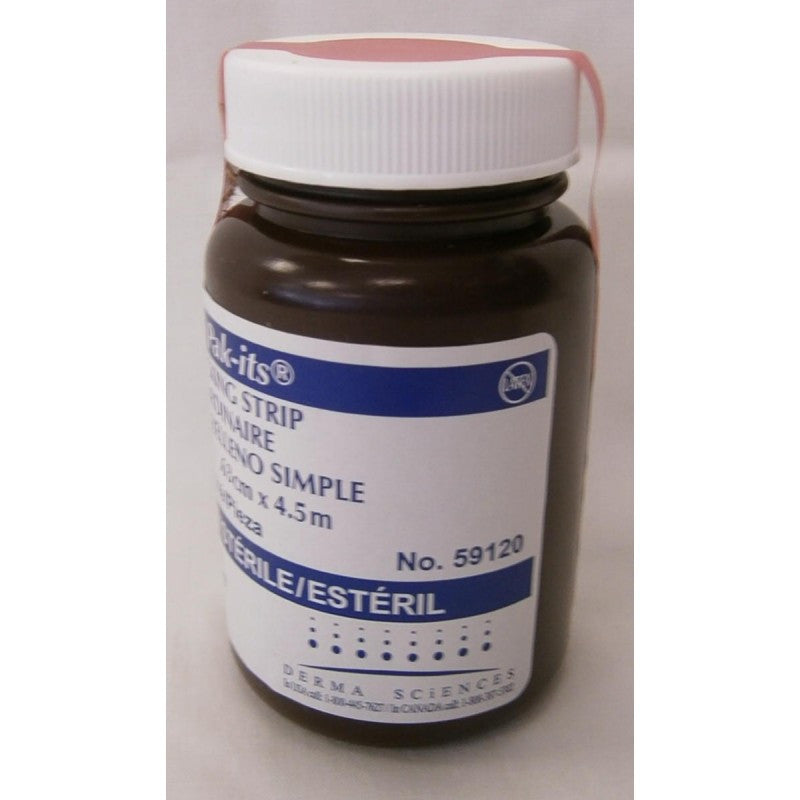 (CS12) EA/1 PAK-ITS PLAIN PACKING GAUZE, SIZE 1/4IN X 5Y