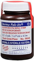 (CS12) EA/1 PAK-ITS IODOFORM PACKING GAUZE, SIZE 1/2IN X 5Y