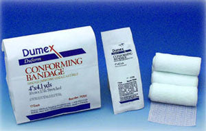 PK/12 DUFORM CONFORMING STRETCH BANDAGE, SIZE 3IN X 4.1Y, STERILE