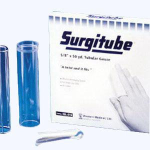 EA/1 SURGITUBE GAUZE TUBULAR LARGE FINGERS, TOES, SIZE #2(1"X 50YD) LATEX FREE