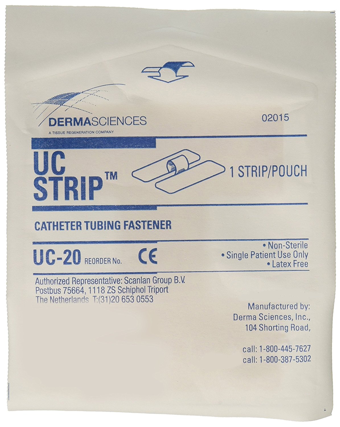BX/20 UC STRIP CATHETER TUBING FASTENER.