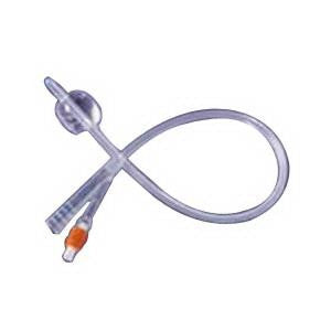 BX/10 SILICONE FOLEY CATHETER 2-WAY , SIZE 16FR 10CC STERILE,LATEX-FREE