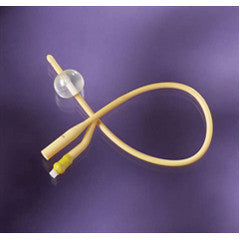 BX/12 2-WAY SILICONE ELASTOMER COATED LATEX FOLEY CATHETER, SIZE 16FR 30ML