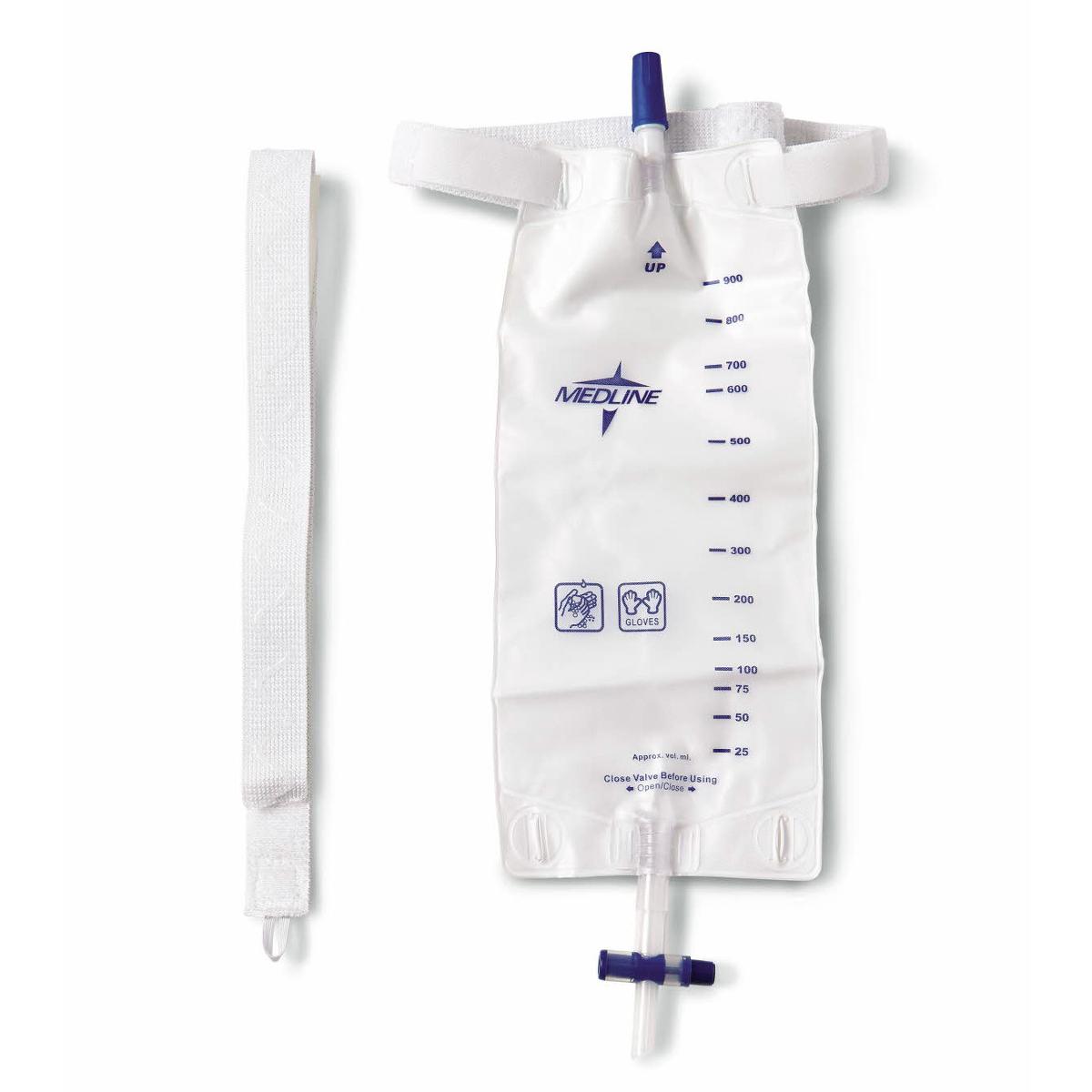 PR/20 URINARY LEG BAG ACCESSORIES STRAPS,LEG BAG,ELASTIC,HOOK-LOOP