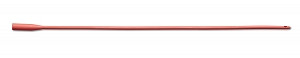 BX/12  INTERMITTENT RED RUBBER LATEX CATHETER, SIZE 20FR 16IN