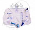 EA/1  BAG,DRAINAGE,A/R TWR,2000ML,METAL CLAMP.