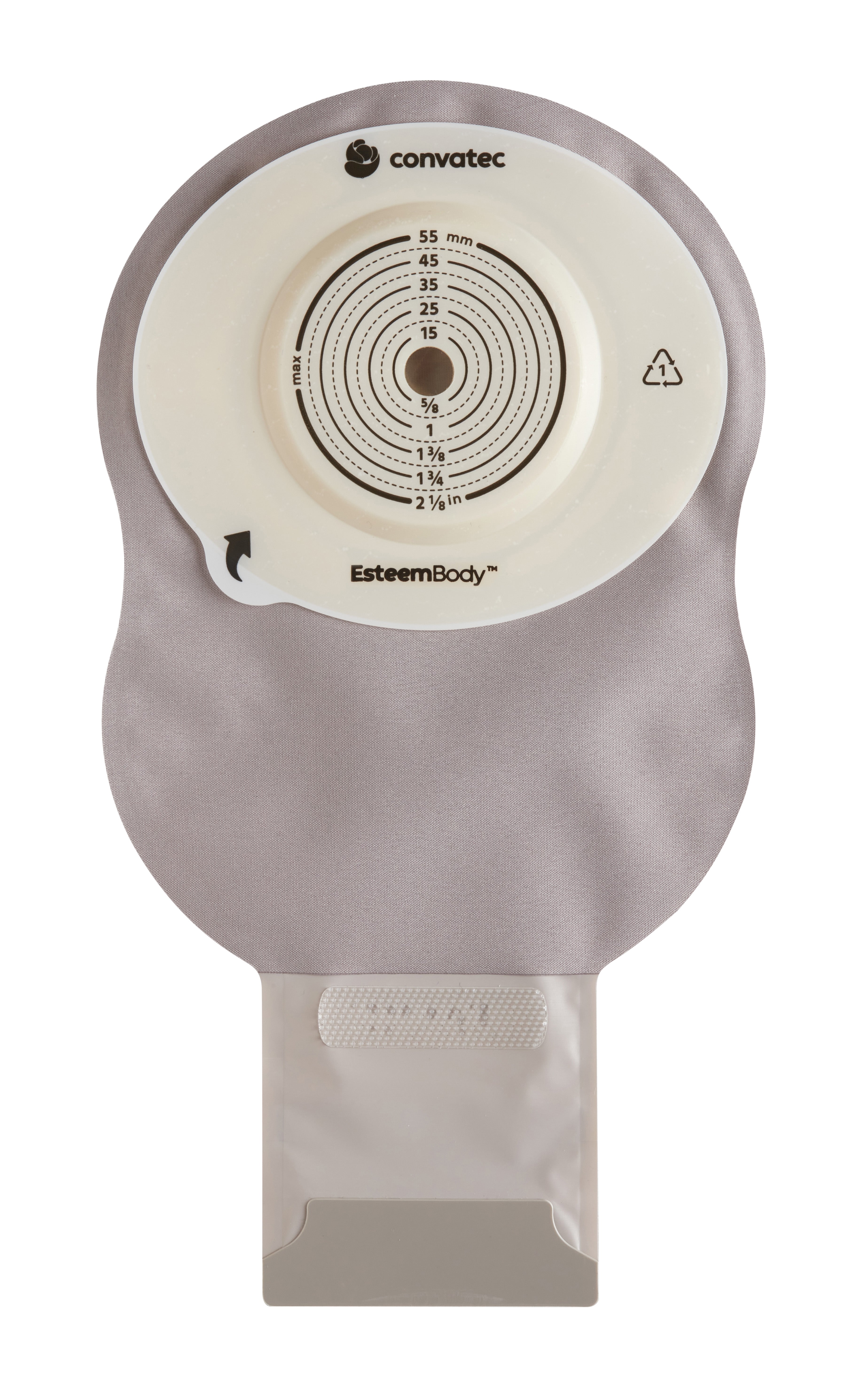 Esteem Body® Soft Convex One-Piece Drainable Pouch - Clear - Box of 10