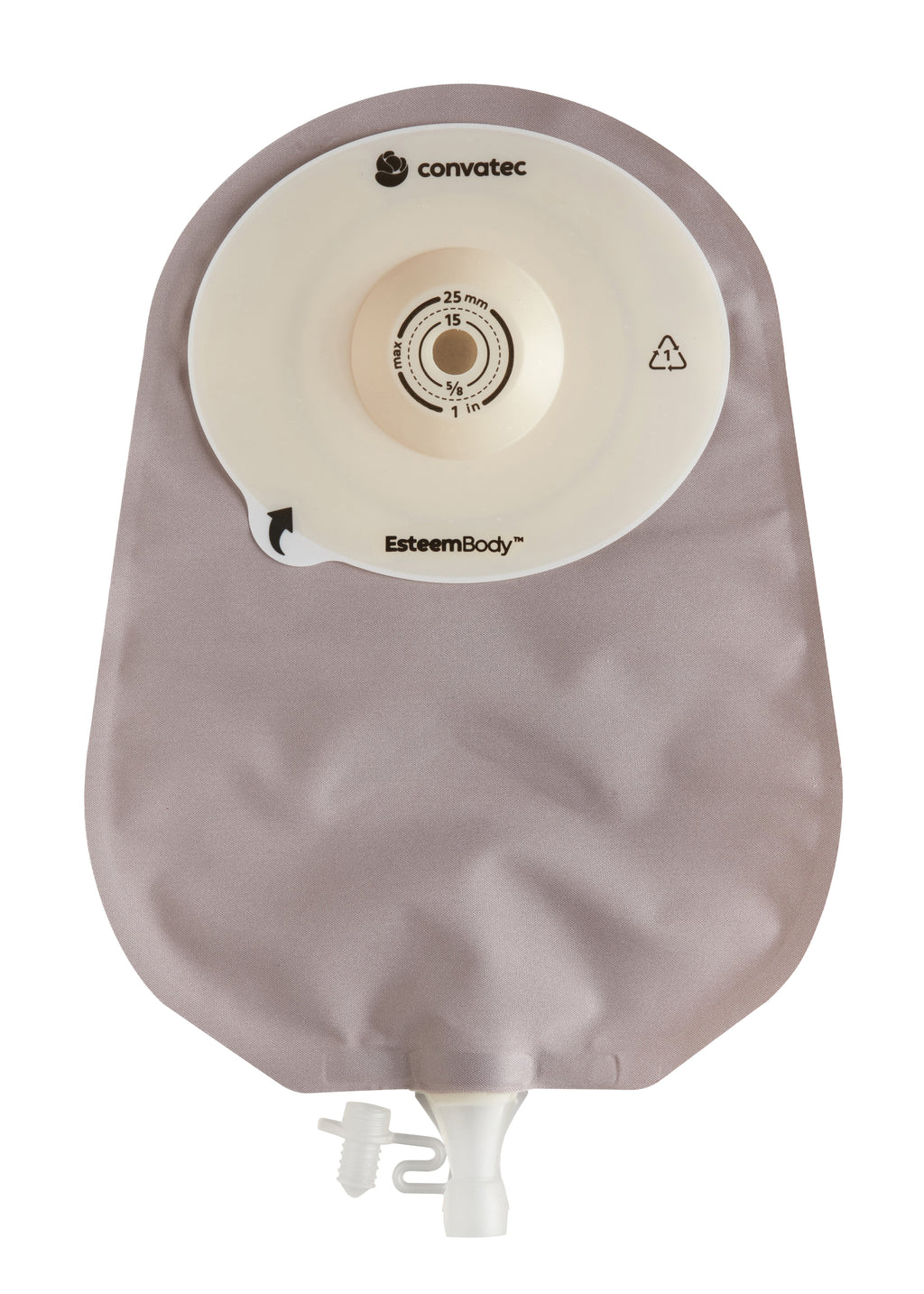 Esteem Body® Soft Convex One-Piece Urostomy Pouch - Box of 10