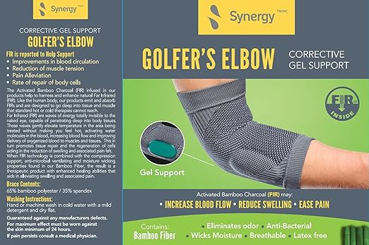 Synergy™ Golfer’s Elbow Corrective Gel Support - 1 Each (Non-returnable product)