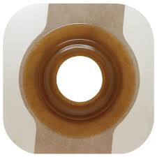 New Image Convex Flextend Skin Barrier, Pre-Cut Stoma Opening 2" (51mm) Flange 2-3/4" (70mm) Tape Border (Tapered) - Box of 5
