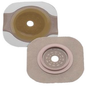 New Image Flat FlexWear Skin Barrier, Cut-to-Fit Stoma up to 3-1/2" (89mm) Flange 4" (102mm) - Box of 5