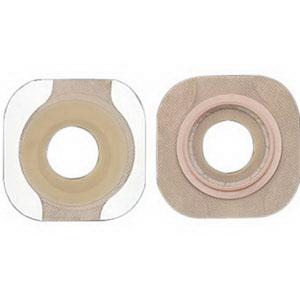 New Image Flat FlexWear Skin Barrier, Pre-Cut Stoma Opening 1" (25mm) Flange 1-3/4" (44mm) - Box of 5