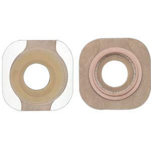New Image Flat FlexWear Skin Barrier, Pre-Cut Stoma Opening 1-3/8" (35mm) Flange 2-1/4" (57mm) - Box of 5