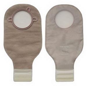 New Image Two-Piece Drainable Pouch, Flange 2-1/4" (57mm) Transparent 12" (30cm) - Box of 10