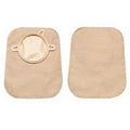 New Image Two-Piece Closed Mini Pouch , Flange 1-3/4" (44mm), Beige 7" (18cm) - Box of 30