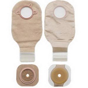 New Image Two-Piece Drainable Ostomy Kit, Cut-to-Fit Stoma up to 1-3/4" (44mm), Flange 2-1/4" (57mm), Sterile,  Lock 'n Roll Closure - Box of 5