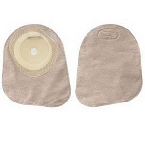 Premier One-Piece Closed Mini Pouch, Pre-Cut Stoma Opening 1-3/16" (30mm), Beige 7" (18cm) - Box of 30