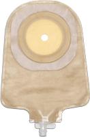 Premier One-Piece Urostomy Pouch, Pre-Cut Stoma Opening up to 2-1/2" (64mm), Beige 9" (23cm) - Box of 10