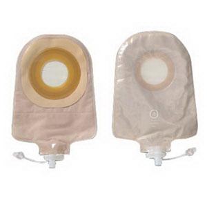 Premier One-Piece Urostomy Pouch, Pre-Cut Stoma Opening 1" (25mm), Transparent 9" (23cm) - Box of 10