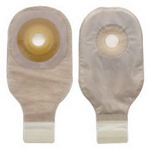 Premier One-Piece Drainable Pouch, Pre-Cut Stoma Opening 3/4" (19mm), Transparent 12" (30cm) - Box of 5