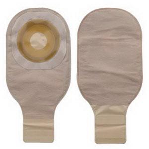 Premier One-Piece Drainable Pouch, Pre-Cut Stoma Opening 1-1/4" (32mm), Transparent 12" (30cm),  Lock 'n Roll Closure - Box of 10