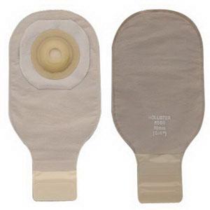 Premier One-Piece Drainable Pouch, Pre-Cut Stoma Opening 1-3/4" (44mm), Beige 12" (30cm) - Box of 5