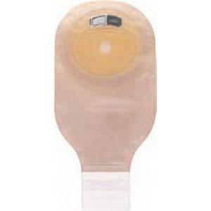Premier One-Piece Drainable Pouch, Pre-Cut Stoma Opening up to 2-1/2" x 3" (66mm x 77mm), Transparent 12" (30cm),  Lock 'n Roll Closure - Box of 10