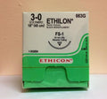 BX/12 SUTURE 3-0 NYLON MONO 18IN WITH FS1 NEEDLE BLACK