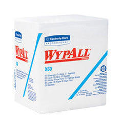 (CS12)  PKG/76  KIMBERLY CLARK WYPALL X60 REINFORCED WIPES, WHITE 12.5IN X 14.4IN