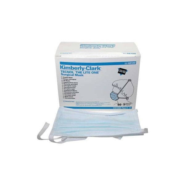 BX/50  FACE MASKS, LITE ONE, TIE - (NON-RETURNABLE)