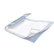 CS/15BG (10EA/BG) SIMPLICITY WINGS FLUFF UNDERPAD MODERATE ABSORBENCY 23" X 36" LT. BLUE