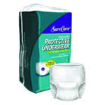 CS/4BG (18EA/BG) SURE CARE PROTECTIVE UNDERWEAR, HEAVY, LARGE (44"-54"), 2 BLUE STRANDS