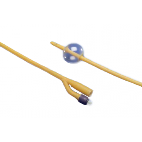 BX/12 FOLEY CATHETER, LATEX, 5CC BALLOON, 2-WAY, 22FR, 16½"L