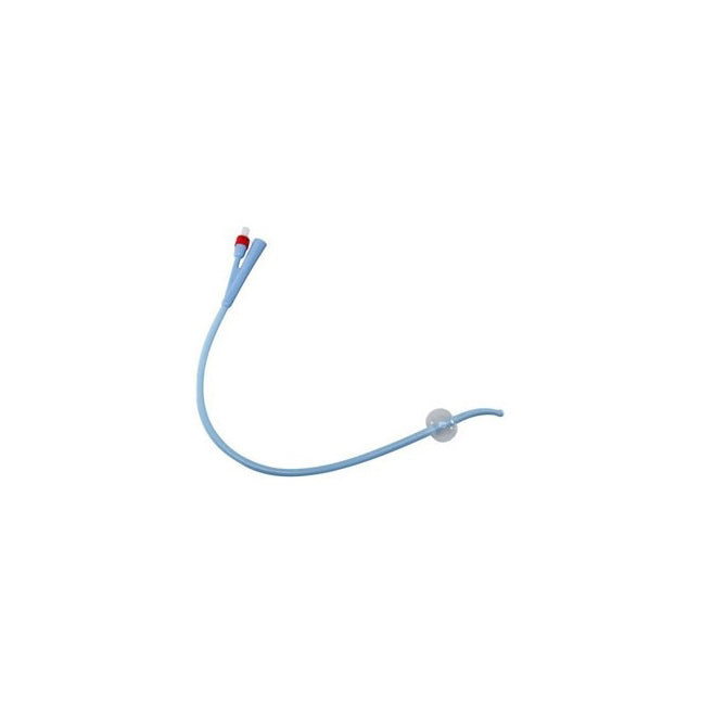 BX/10  DOVER COUDE TIP 100% SILICONE FOLEY CATHETER 2-WAY 18 FR/CH,5CC