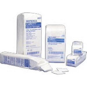 PKG/200 CURITY GAUZE SPONGES - 8 PLY - 4 X 4" - NON STERILE