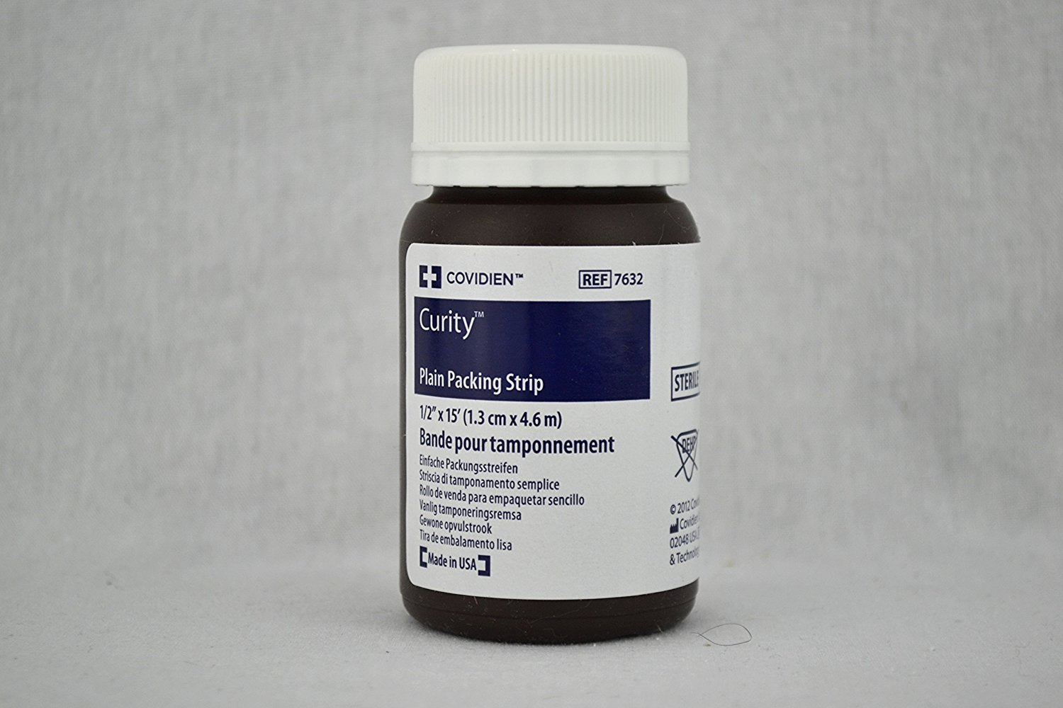 (CS/12)EA/1 CURITY PACKING STRIPS,PLAIN 1/2" X 5YDS