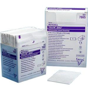 TY/25 TELFA AMD NON-ADHERENTISLAND DRESSING , ANTIMICROBIAL,STERILE 4" X 8"