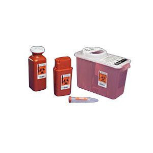 (CS20) EA/1 SHARPS CONTAINER,TRANSPORTABLE 1QT,RED