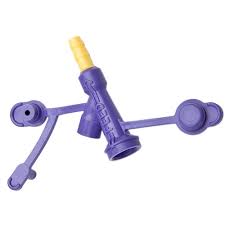 (CS/20) EA/1 KANGAROO ADAPTER,Y-PORT/PEG NON STERILE-YELLOW 20FR