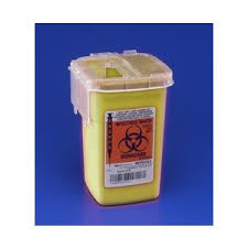 EA/1 PHLEBOTOMY SHARPS CONTAINER 1QT, YELLOW
