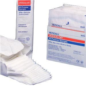 PK/200 CURITY GAUZE SPONGE ALL-PURPOSE NON-WOVEN ,4PLY NON STERILE 4IN X 4IN