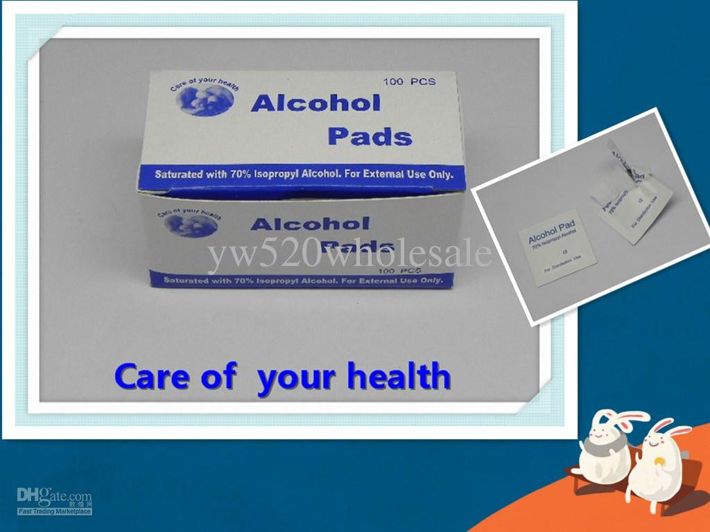 BX/100 ALCOHOL PREP PAD 70%, LARGE