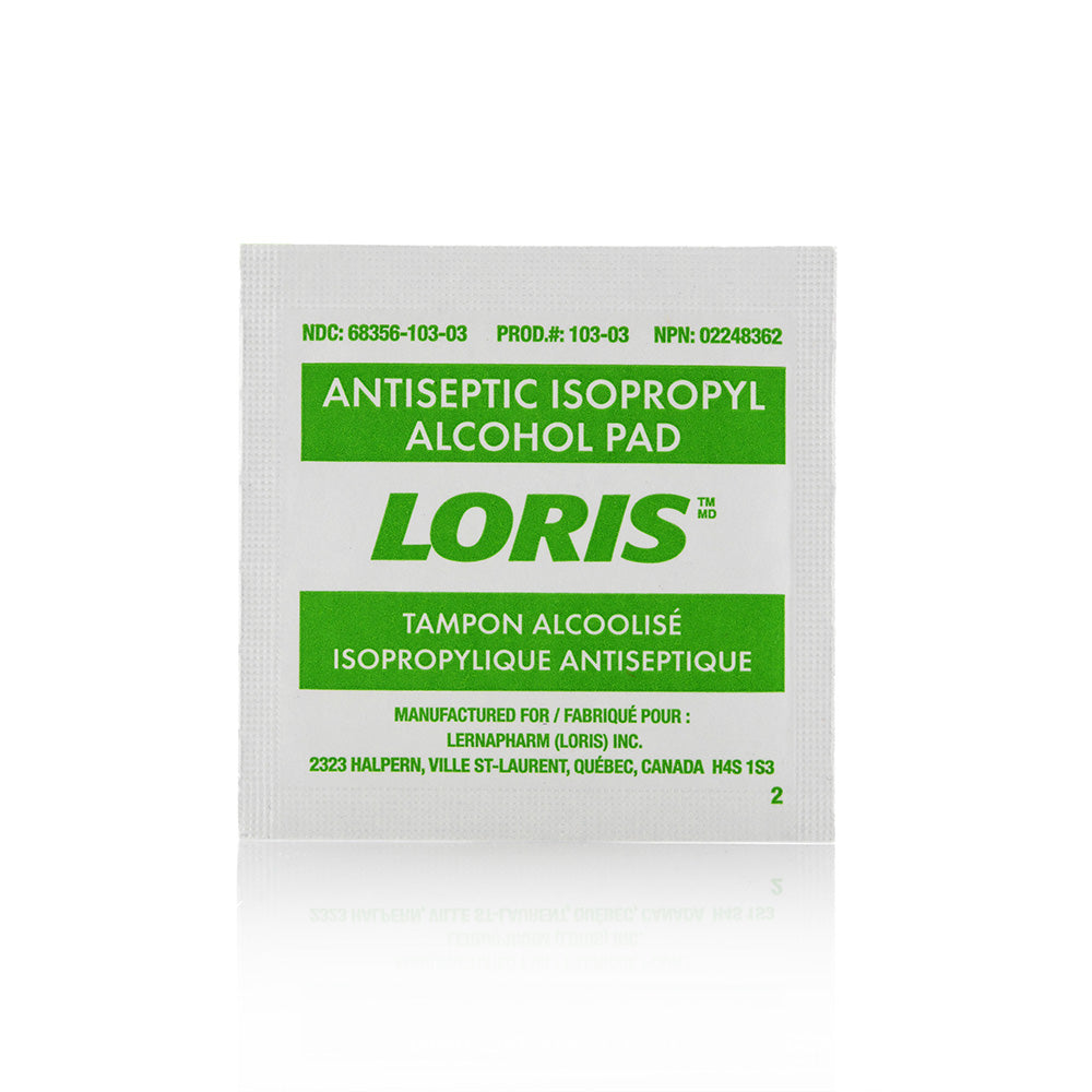 LORIS™ Antiseptic Isopropyl Alcohol Pad - Box of 200