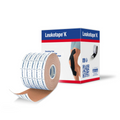 Leukotape K - Elastic Adhesive Tape, 2.5cm x 5m, Beige - 1 Box