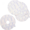 PK/10 MARLEN DOUBLE-FACED ADHESIVE TAPE DISC, 7/8IN PRE-CUT OPENING, 3 7/8IN OUTTER DIAMETER