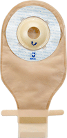 PK/10 MARLEN ULTRALITE 1-PIECE DRAINABLE POUCH W/ KWICK-KLOSE, PRE-CUT 1 1/8IN, DEEP CONVEX, TRANSPARENT