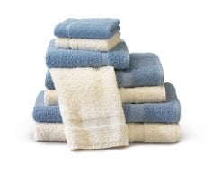 (CS/10)PK/12 WASHCLOTH,12X2,1LB,BLUE,COTTON*1.25